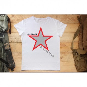 Футболка MR BLADE ЗВЕЗДА XL (БЕЛЫЙ)
