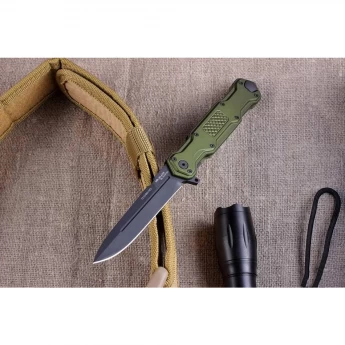 Нож MR BLADE GREEN COSMO BLACK